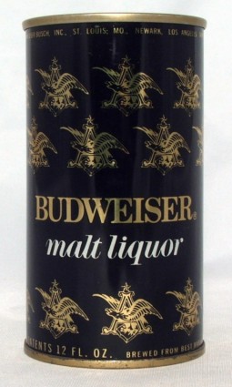 Budweiser Malt Liquor (NOT FOIL LABEL-Budweiser in Gold-Large Gold Eagles-Test) photo